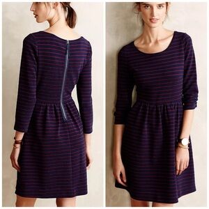 Anthropologie Maeve Brenna Striped Dress
